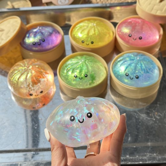 Squishy Dumpling Glitter 3x