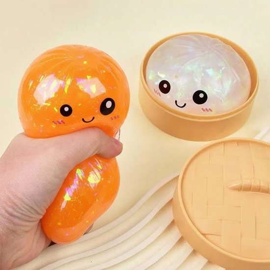 Squishy Dumpling Glitter 3x