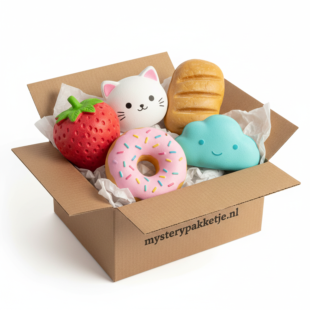 Squishy box met mysterypakketje.nl